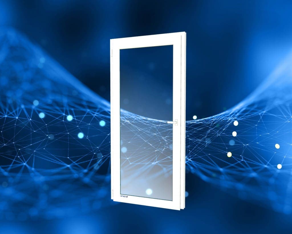 Janela e Porta de Giro Eixo Vertical